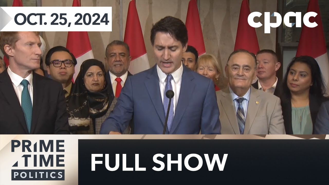 PrimeTime Politics: Next steps after Trudeau faces dissent – October 25, 2024