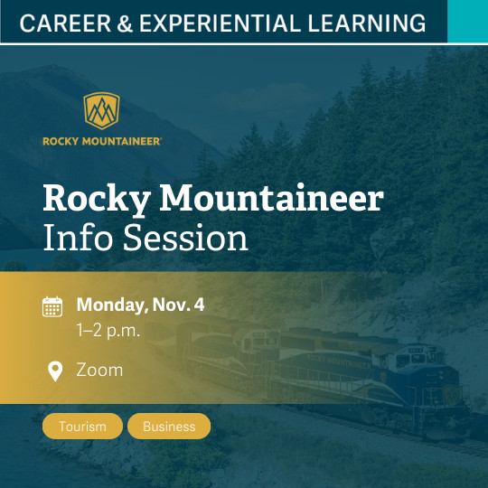 Rocky Mountaineer info session