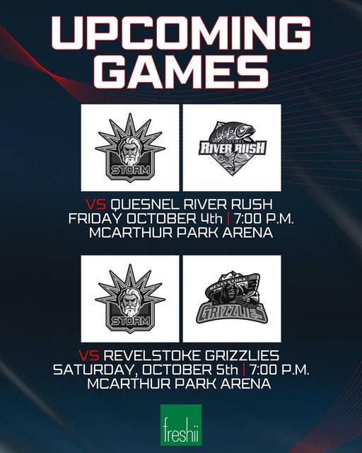 Storm To Host A Pair Of Games This Weekend