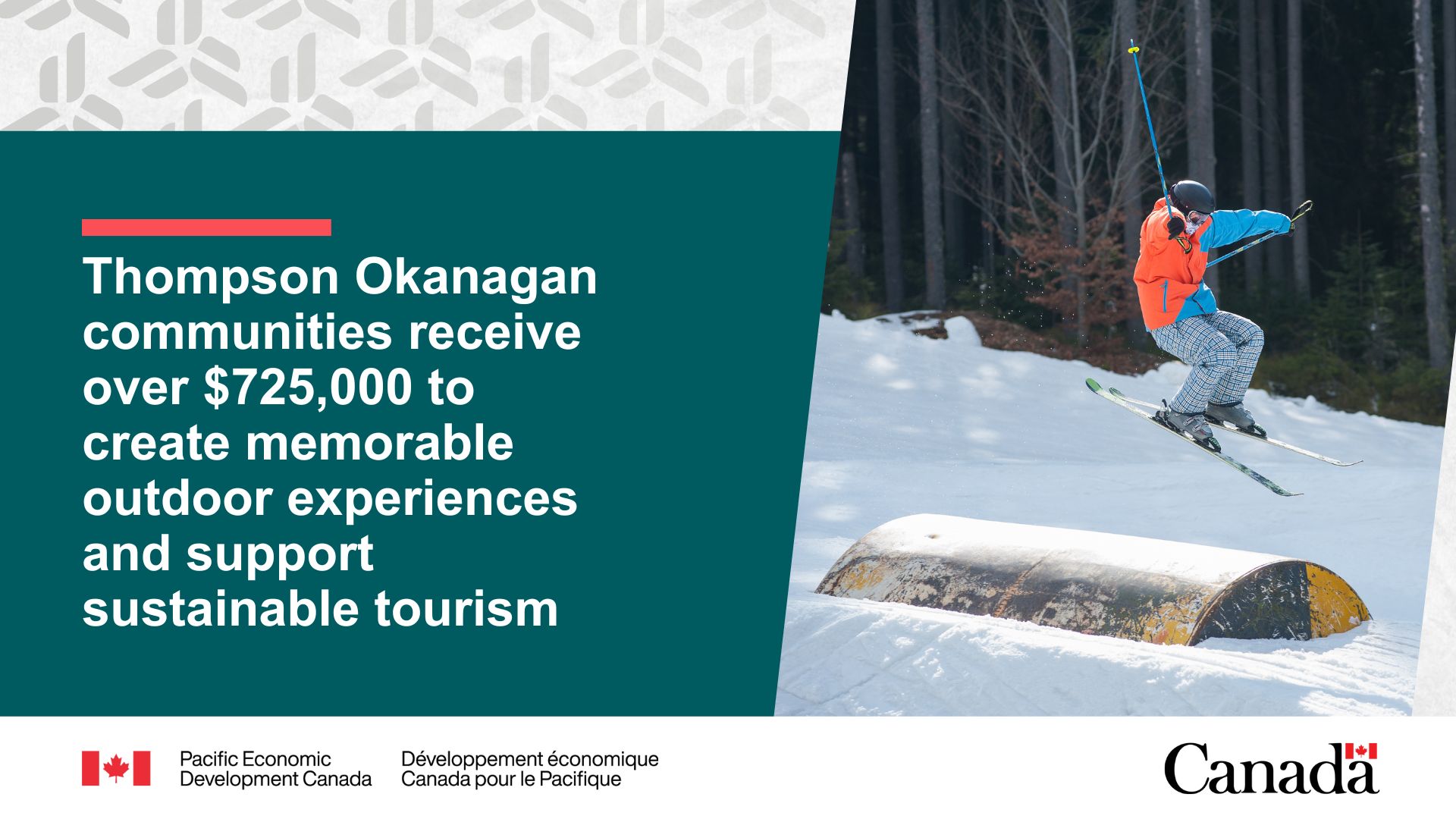 Thompson Okanagan communities receive over $725,000 to create memorable outdoor experiences and support sustainable tourism