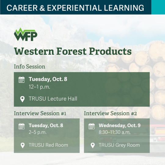 Western Forest Products info session