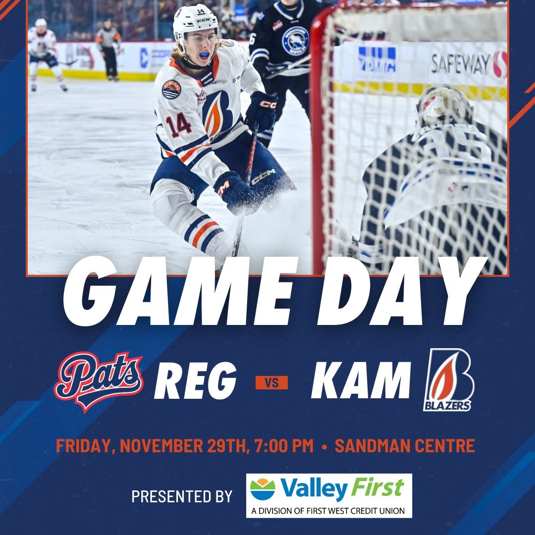 BLAZERS HOST THE REGINA PATS