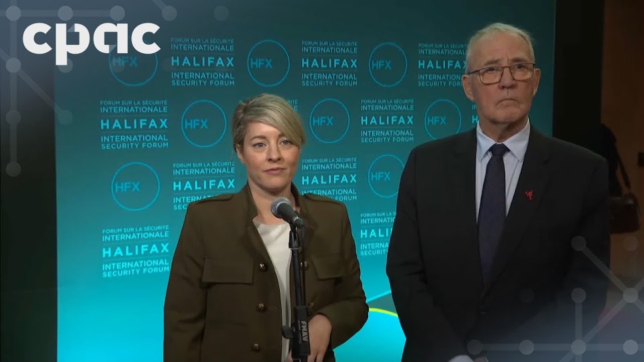 Bill Blair & Mélanie Joly address media at Halifax International Security Forum – November 23, 2024