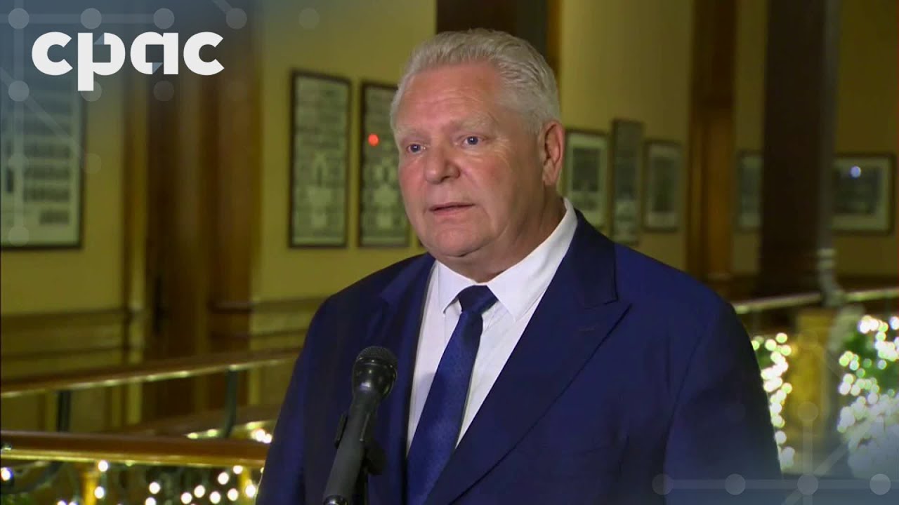 Doug Ford speaks ahead of first ministers meeting on Trump tariff threats – November 27, 2024