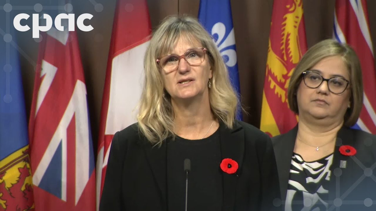 Health orgs coalition holds a news conference in Ottawa – November 4, 2024