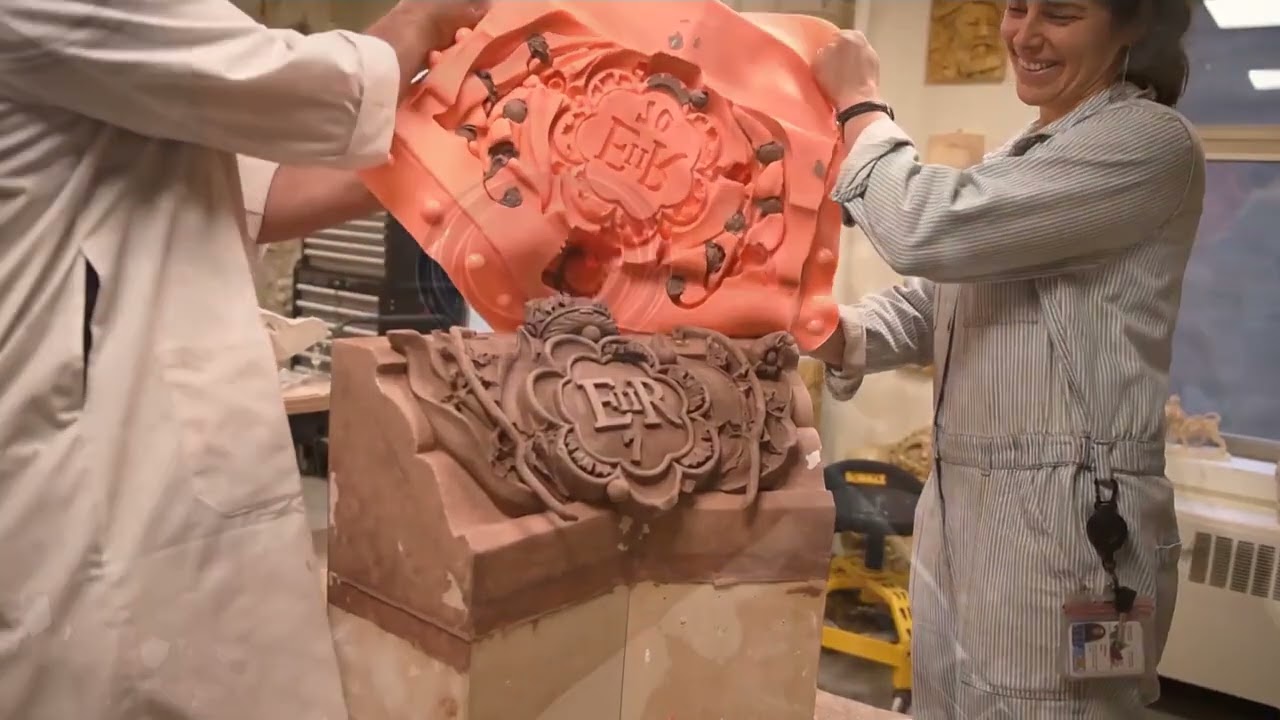 Inside Centre Block - The Restoration: Carvings, Sculptures and Stonework