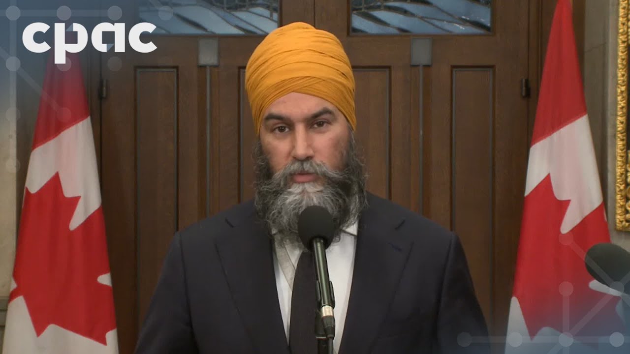 Jagmeet Singh on proposed GST relief pledge– November 20, 2024