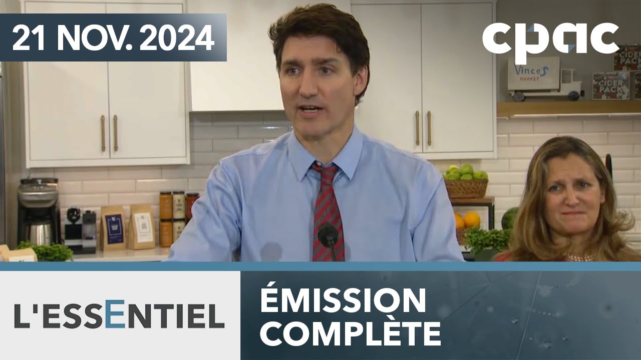 L'Essentiel : Les Libéraux présentent de nouvelles mesures économiques – 21 novembre 2024