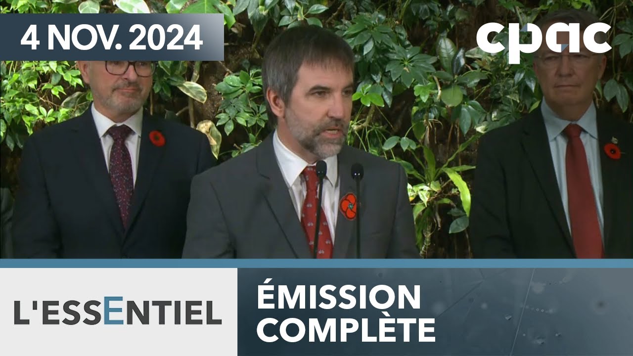 L'Essentiel : Ottawa plafonne les émissions de gaz à effet de serre – 4 novembre 2024