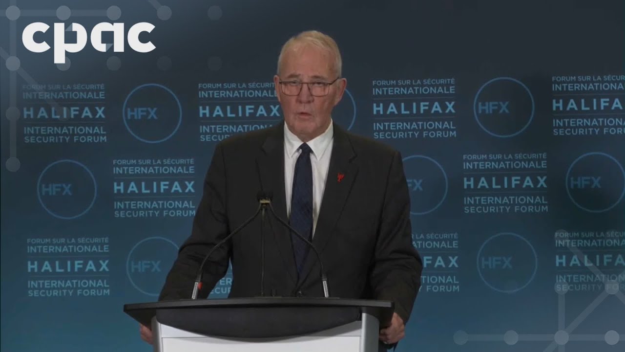 Minister Blair addresses media at Halifax International Security Forum – November 22, 2024