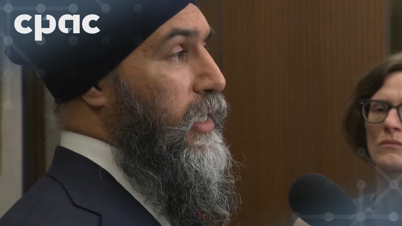 NDP Leader Jagmeet Singh speaks with reporters before question period – November 6, 2024