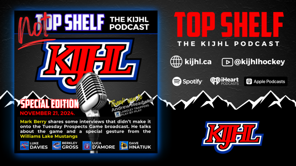 NOT Top Shelf: The KIJHL podcast – Special Edition