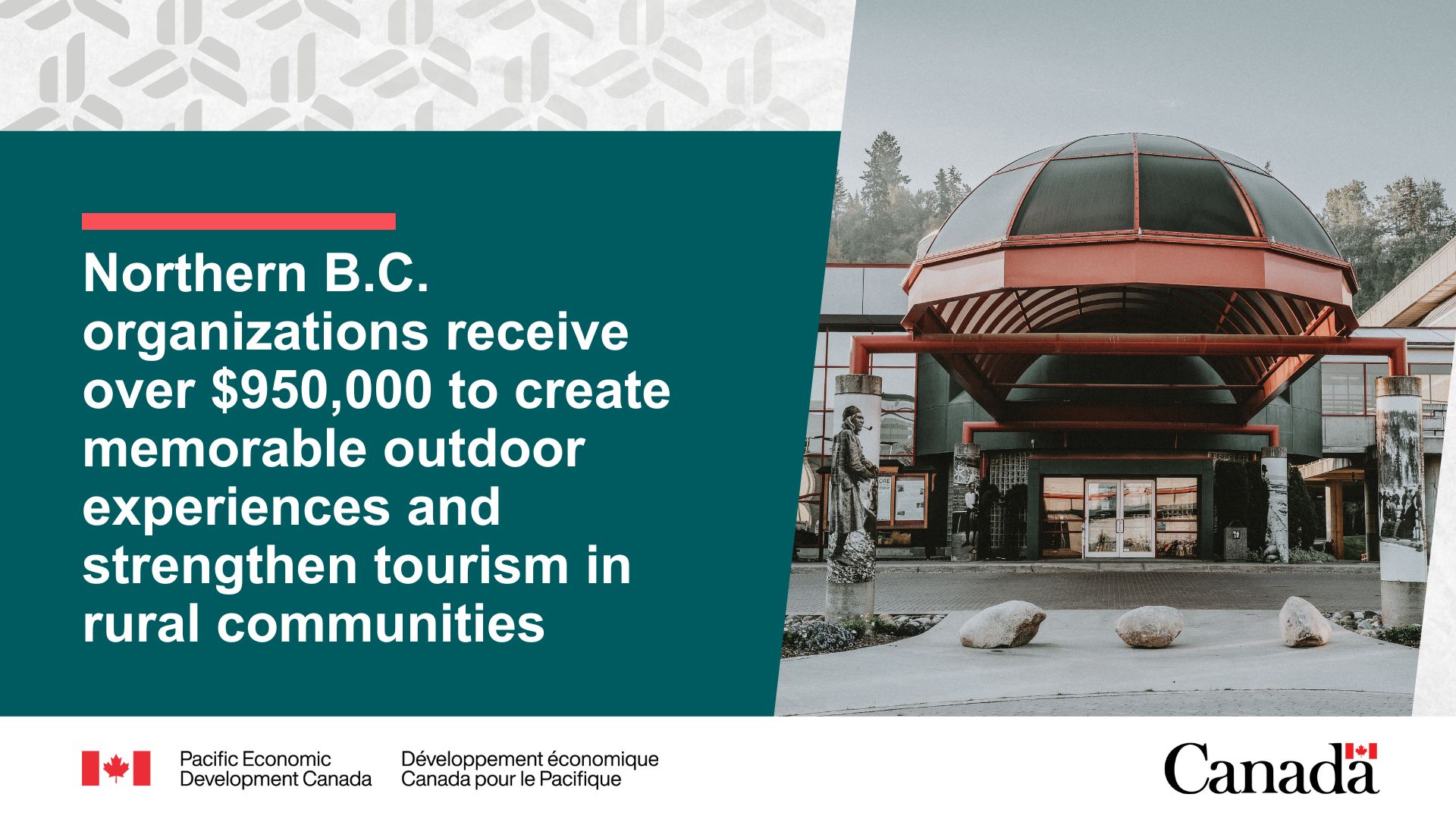 Northern B.C. organizations receive over $950,000 to create memorable outdoor experiences and strengthen tourism in rural communities