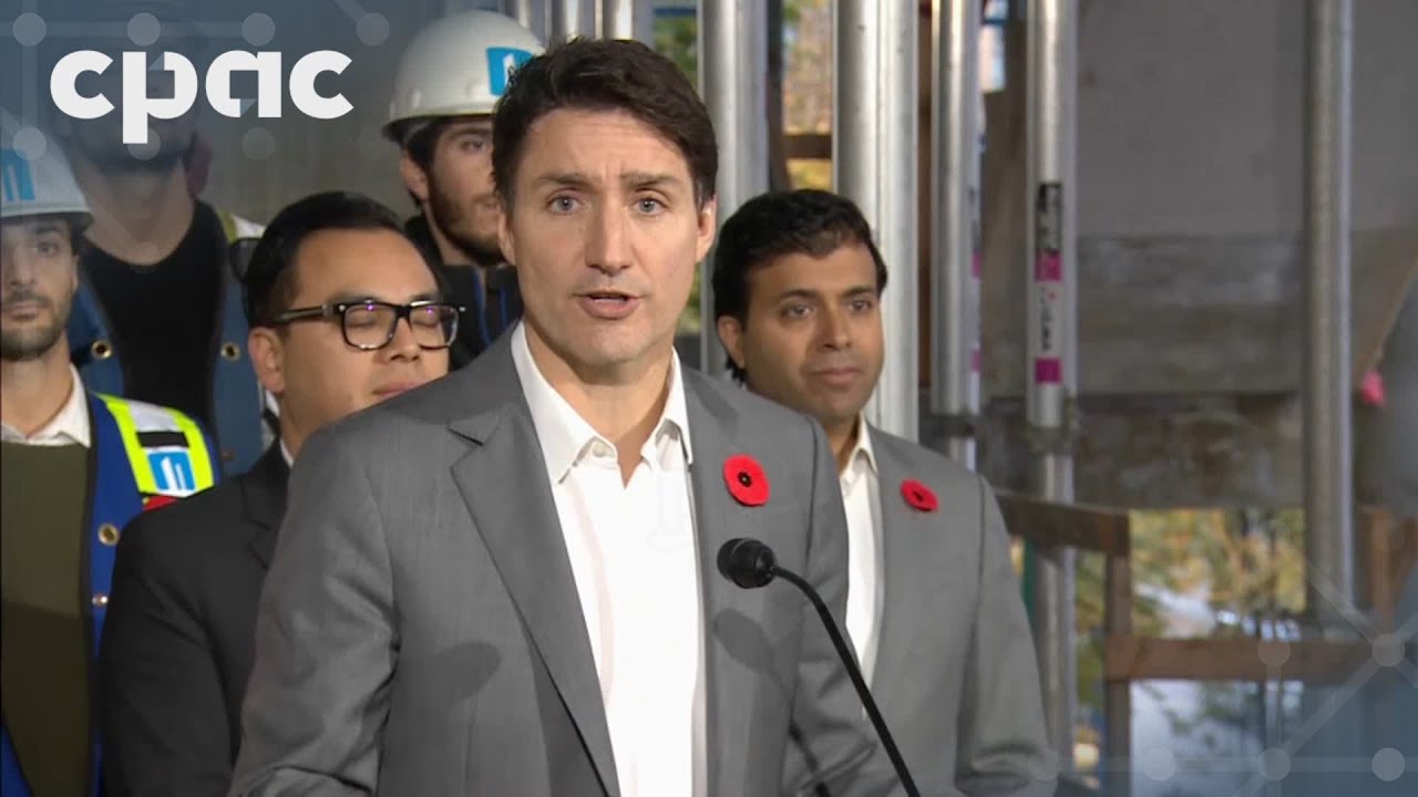 PM Justin Trudeau makes a housing announcement in Vancouver – November 8, 2024