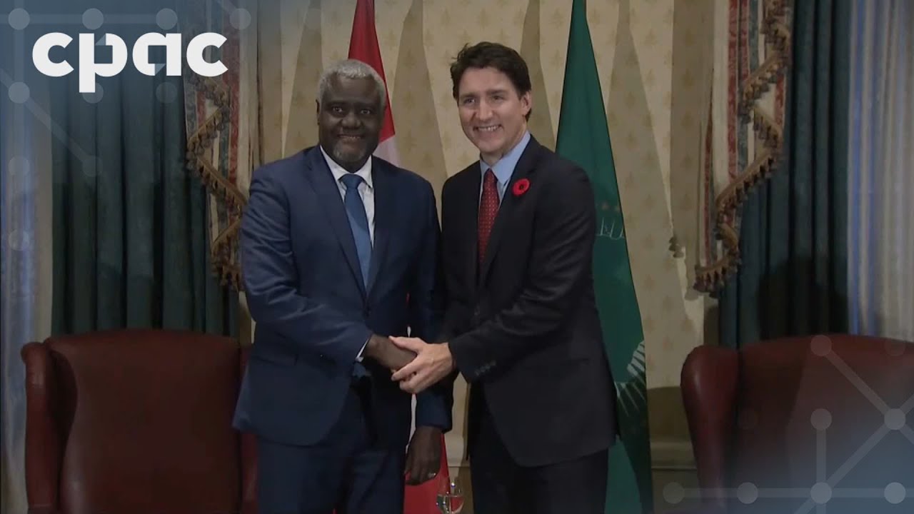 PM Justin Trudeau meets with African Union Commission chairperson – November 7, 2024