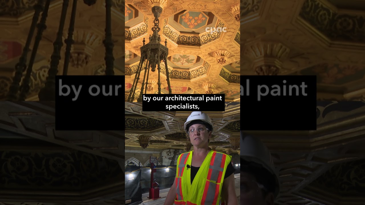 Preserving the Senate Chamber Ceiling During Centre Block’s Renovation #cdnpoli