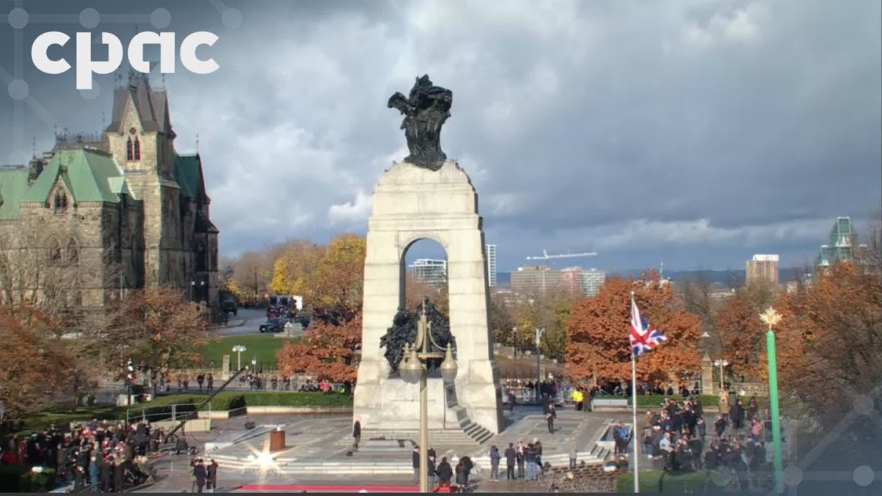 Remembrance Day ceremony at the National War Memorial in Ottawa – November 11, 2024