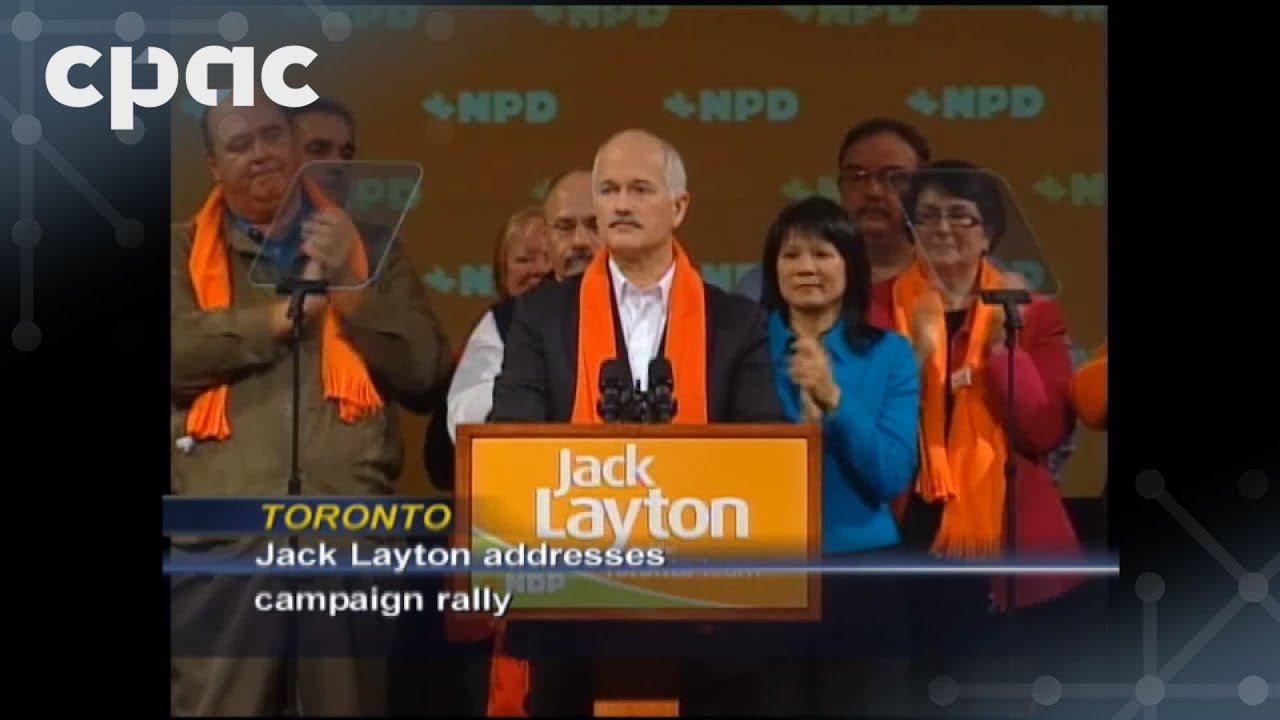 Election campaign flashback: Jack Layton urges past Liberal voters to support NDP – January 14, 2006