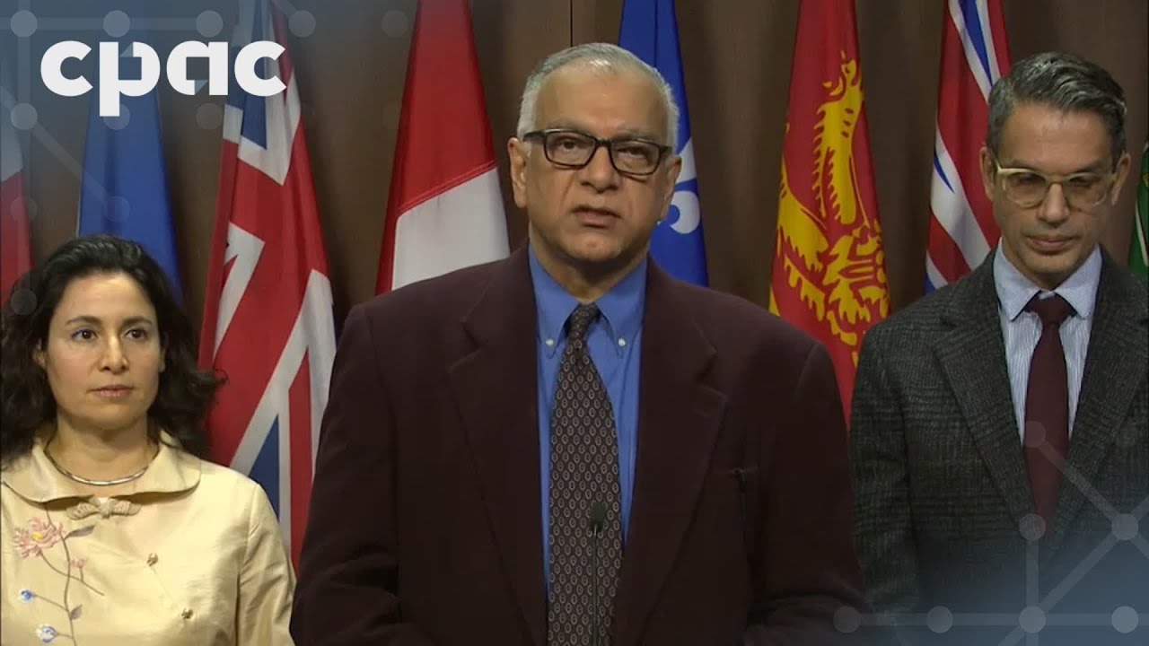 Human rights activists hold a news conference on Parliament Hill – December 10, 2024