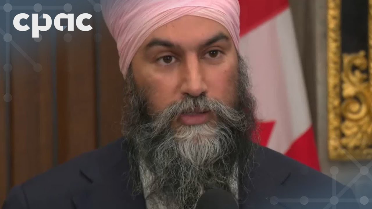 NDP Leader Jagmeet Singh speaks with reporters before question period – December 10, 2024