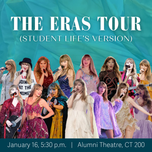 The Eras tour (TRU Student Life’s version)