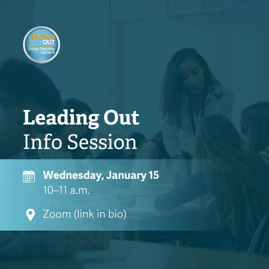 Leading out – info session