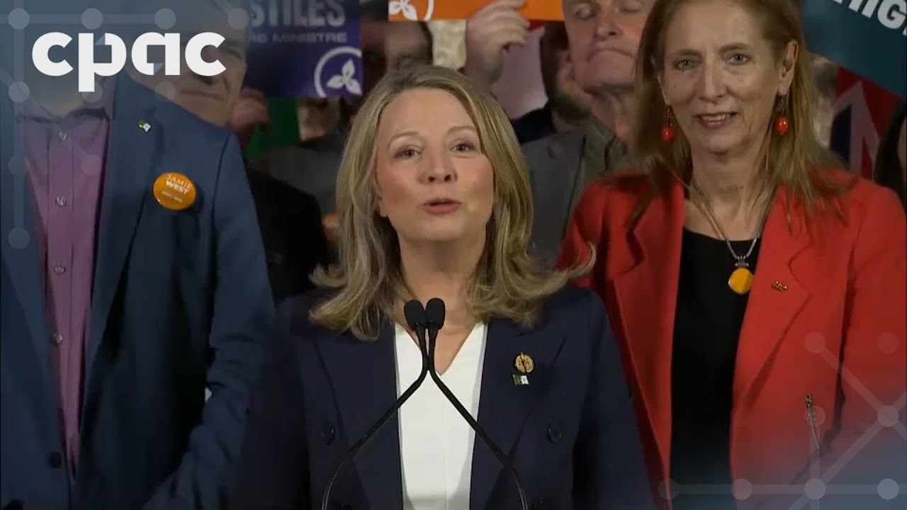 Ontario NDP Leader Marit Stiles makes an announcement in Sudbury – February 13, 2025