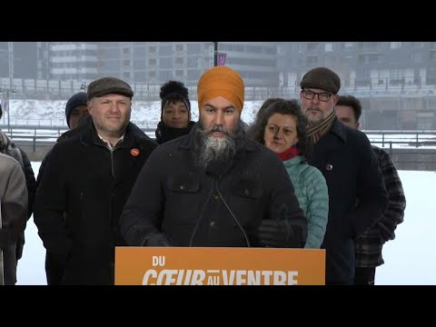Annonce politique de Jagmeet Singh à Montréal – 24 mars 2025