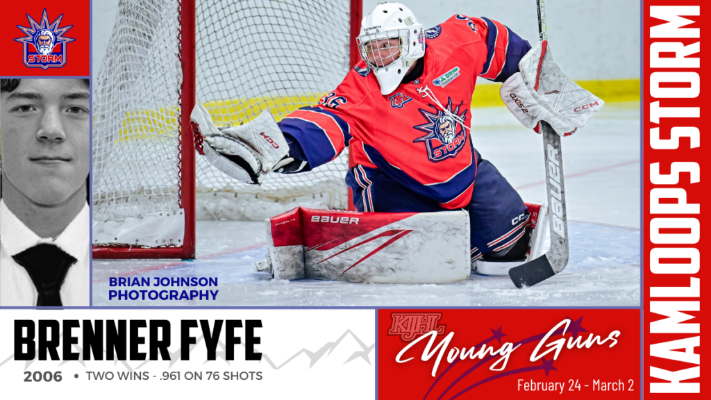 Young Guns: Brenner Fyfe | Kamloops Storm