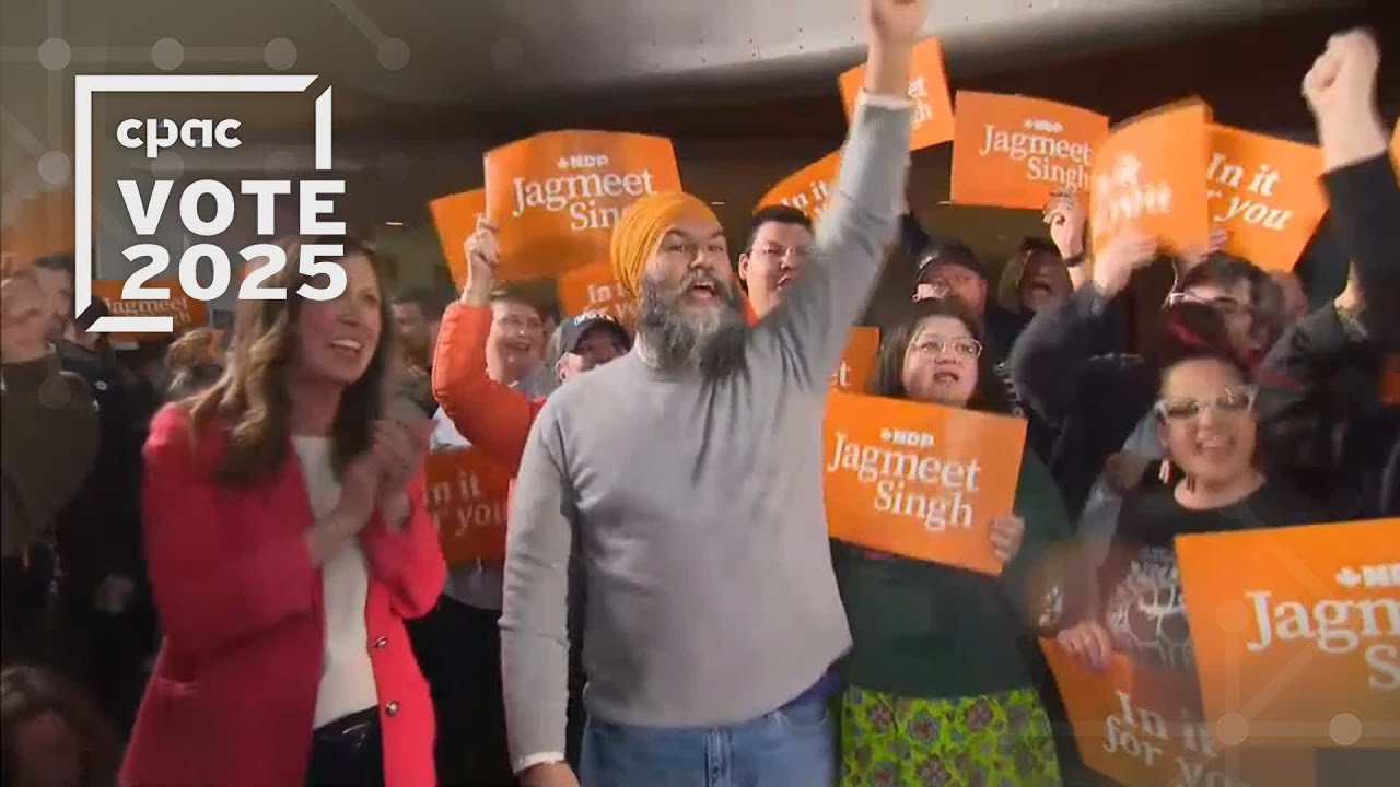 Jagmeet Singh campaigns in Edmonton – April 22, 2025