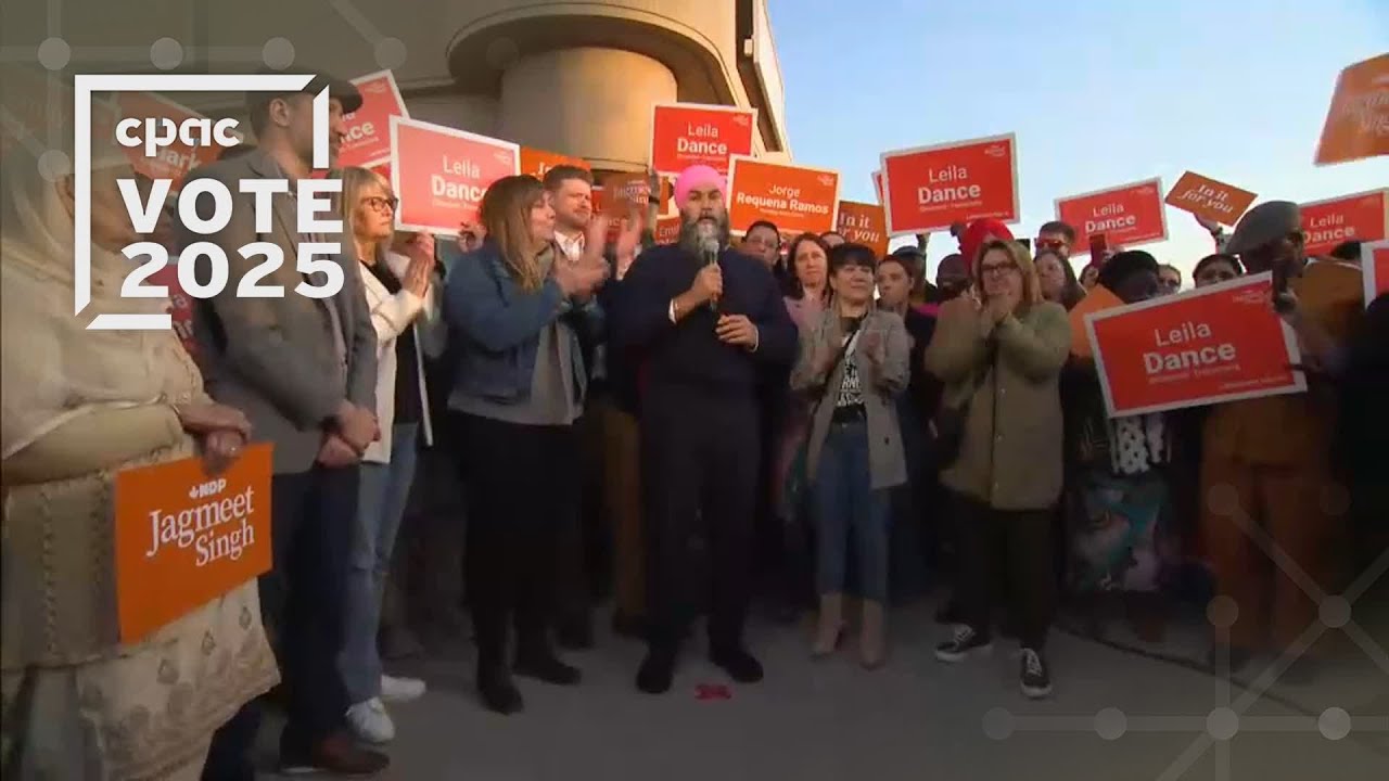 Jagmeet Singh campaigns in Winnipeg – April 23, 2025