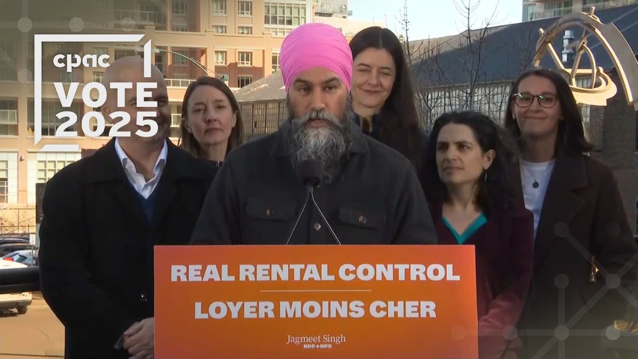 Jagmeet Singh makes policy announcement in Toronto – April 7, 2025