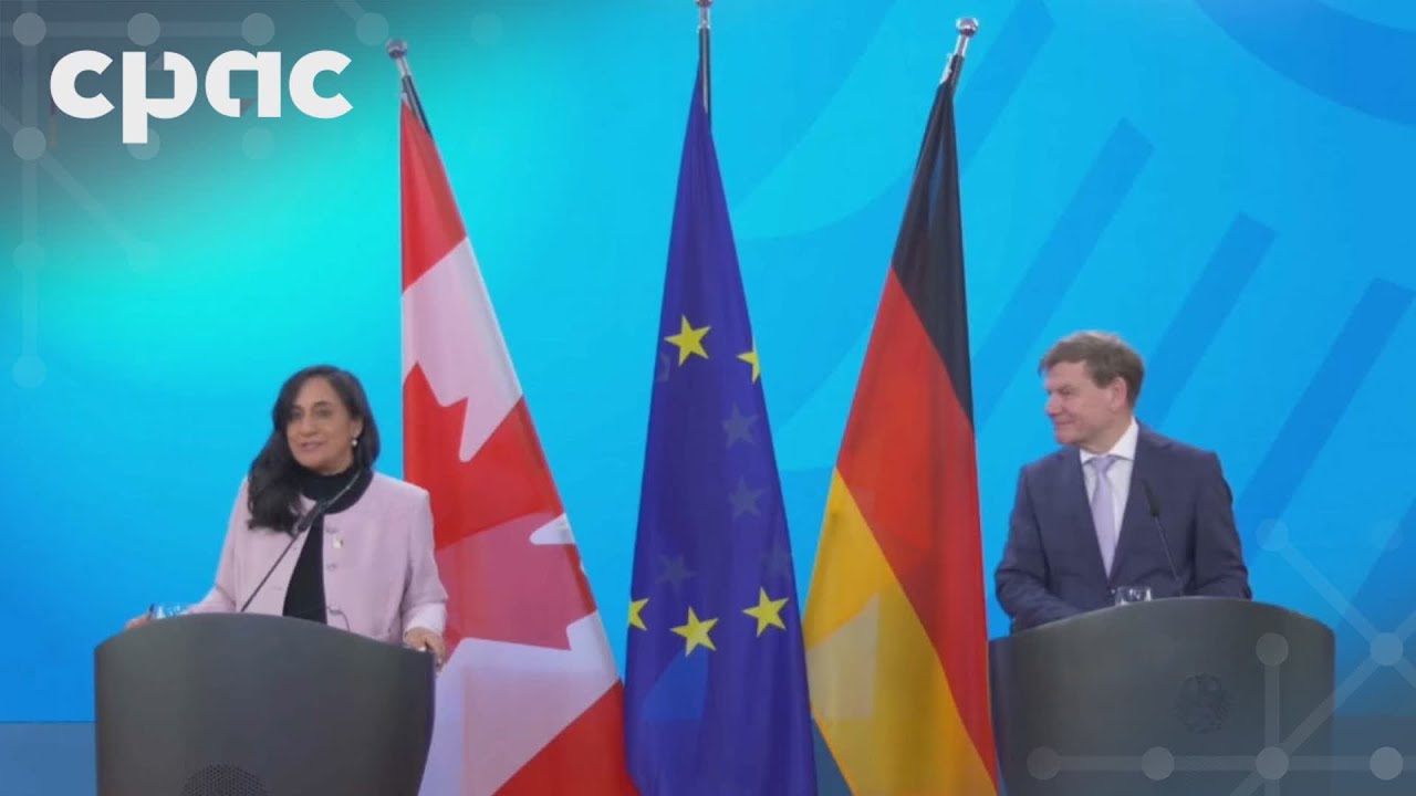 Canadian and German foreign ministers hold a news conference – June 26, 2025