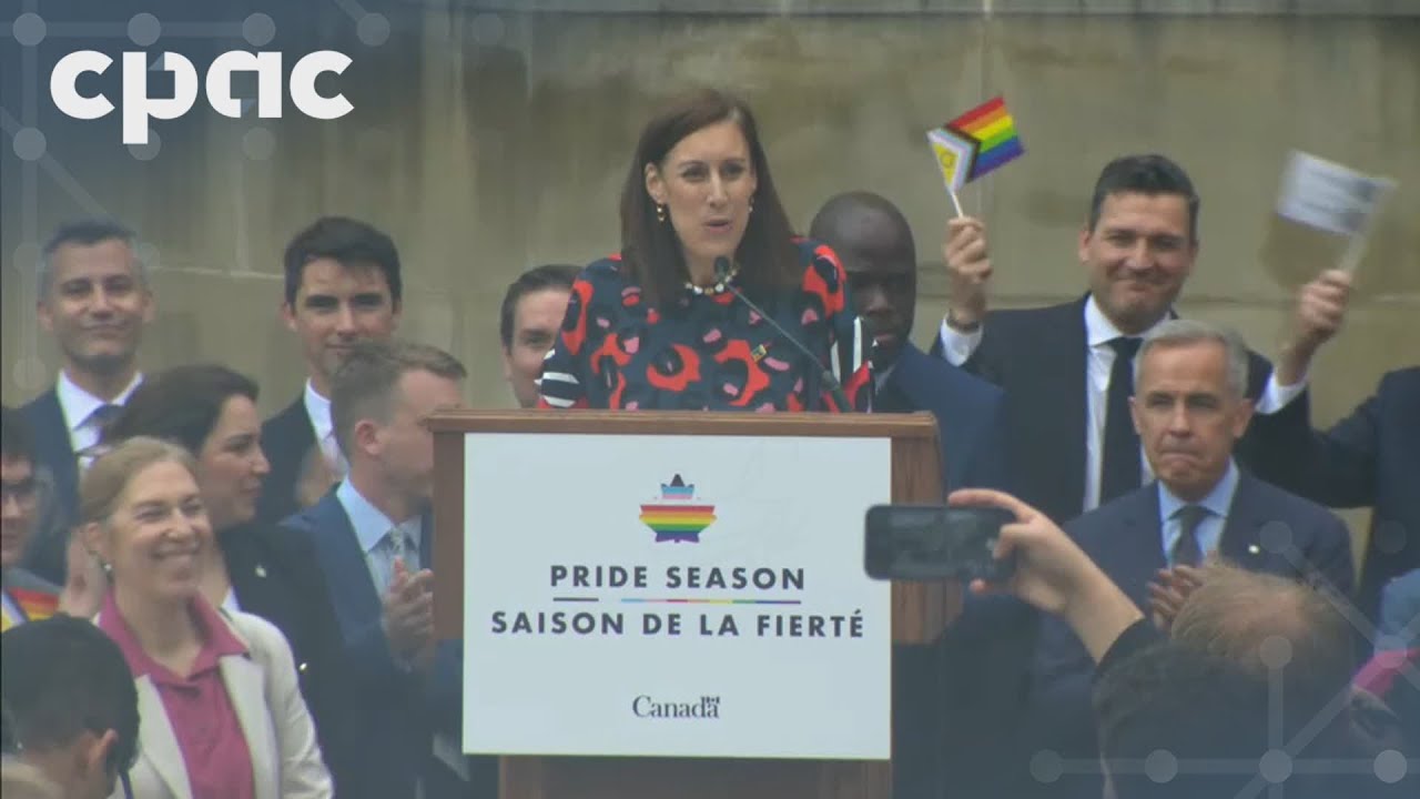 Flag raising ceremony on Parliament Hill to kick off Pride Season – June 10, 2025