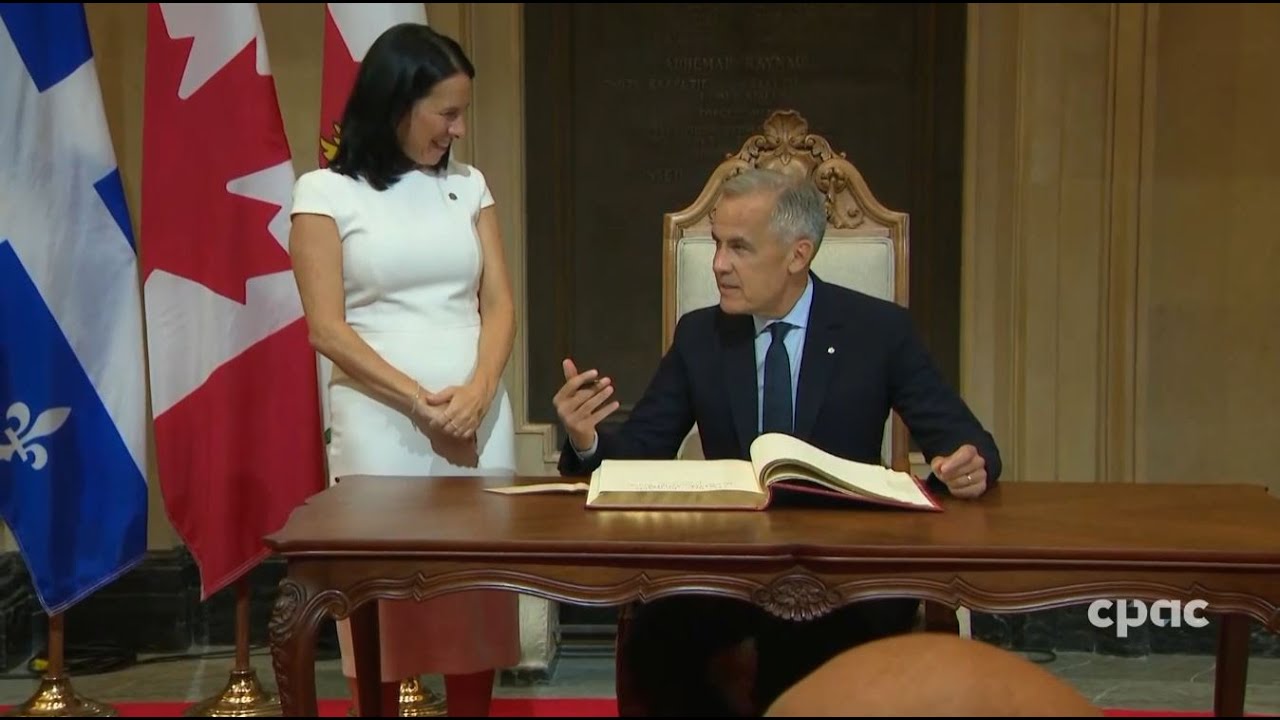13 h 30 HE : Le PM Mark Carney rencontre la mairesse de Montréal, Valérie Plante