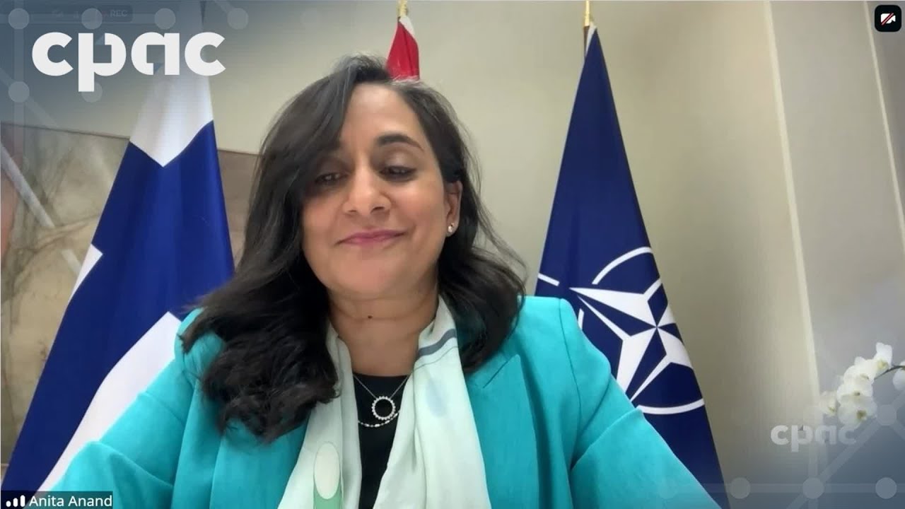 Foreign Affairs Minister Anita Anand holds media call back from Finland – August 18, 2025