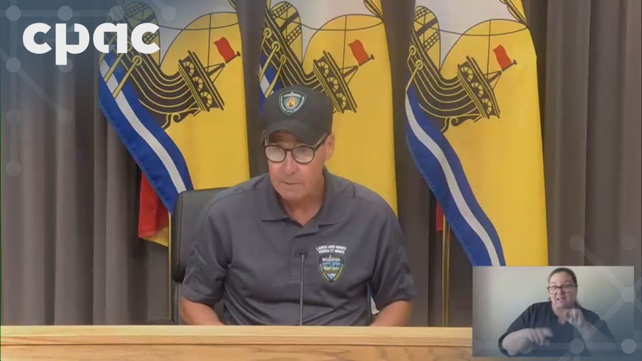 New Brunswick’s natural resources minister provides wildfire update – August 15, 2025