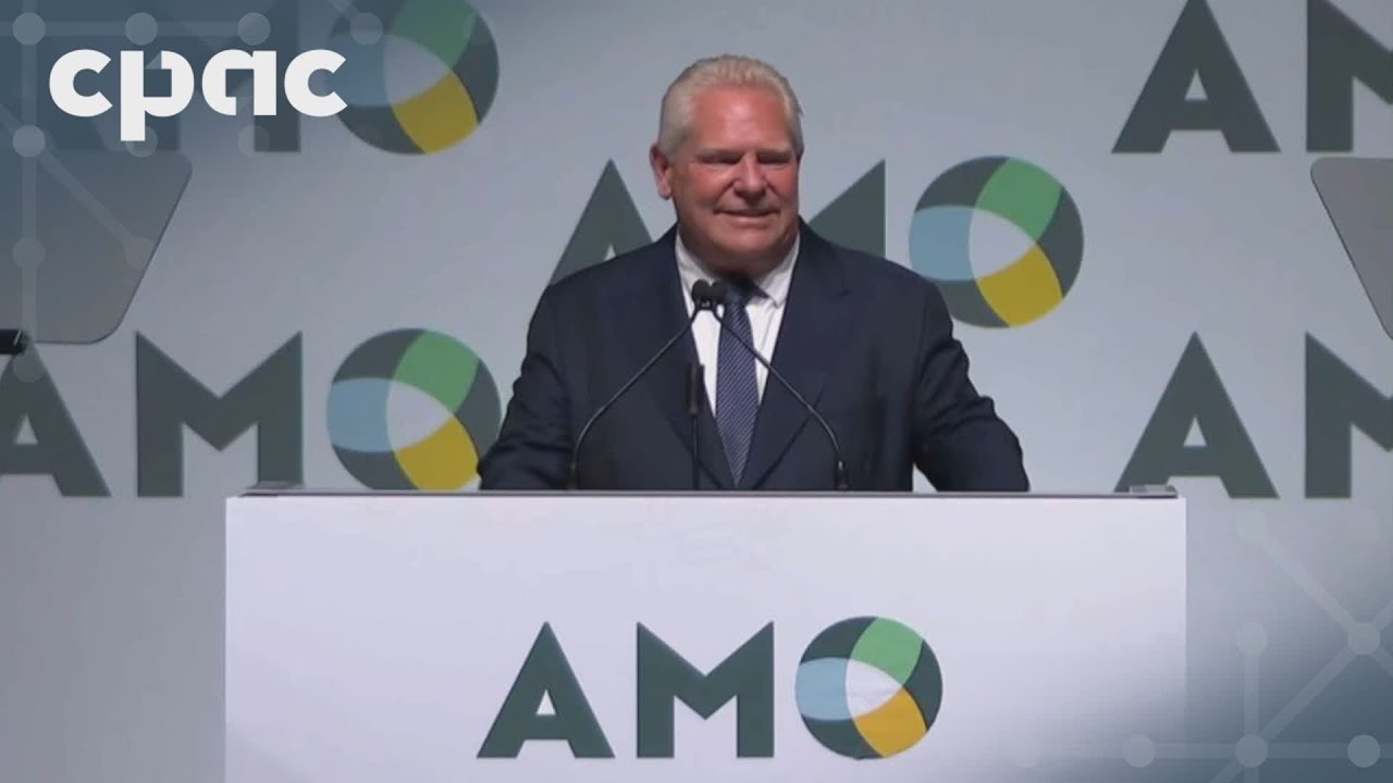 Ontario Premier Doug Ford speaks at AMO conference in Ottawa – August 18, 2025