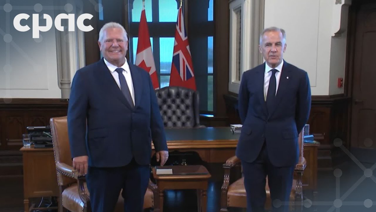 Prime Minister Mark Carney and Ontario Premier Doug Ford Comment Ahead of Meeting – August 18, 2025
