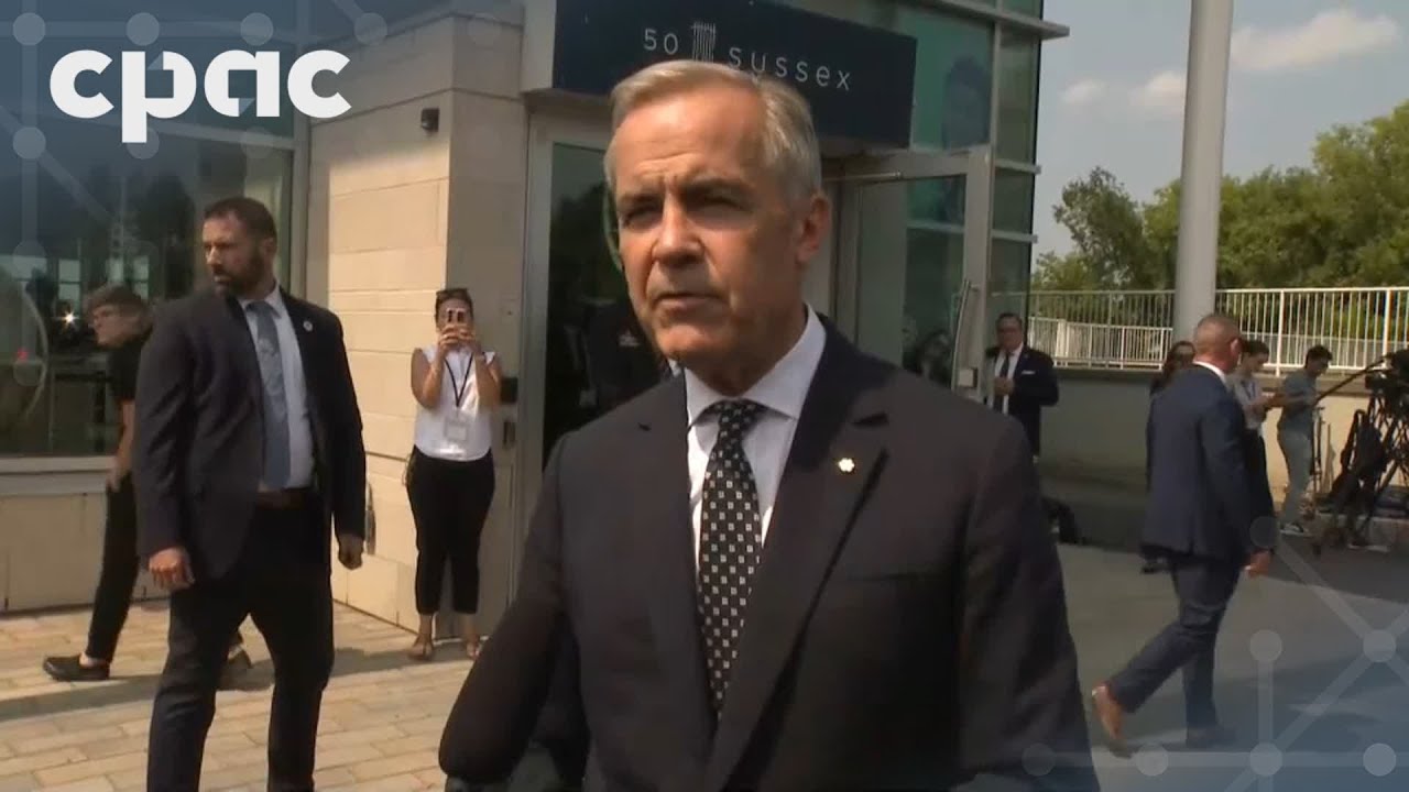 Prime Minister Mark Carney speaks to reporters after Métis Major Project Summit – August 7, 2025