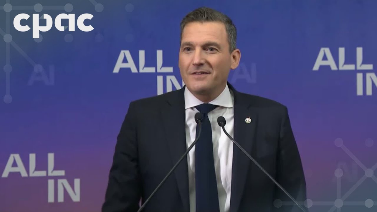 AI Minister Evan Solomon comments after speaking at ‘ALL IN’ summit – September 24, 2025