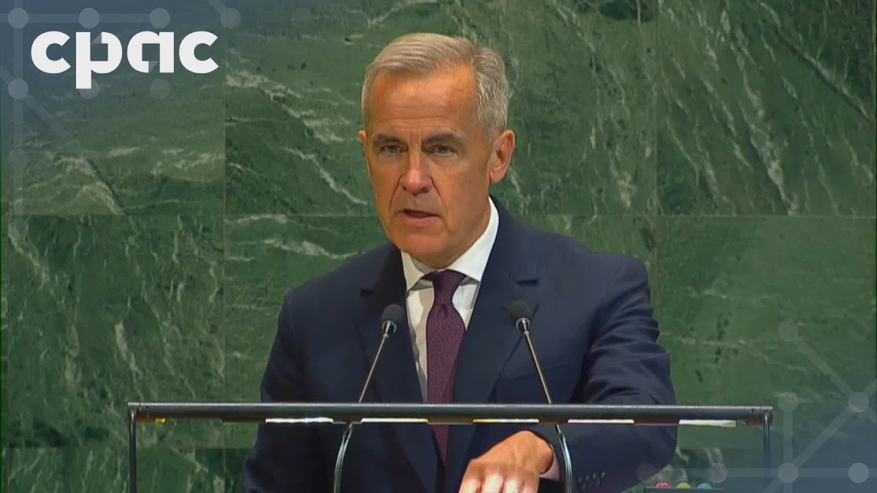 PM Carney speaks at UN summit on question of Palestine – September 22, 2025