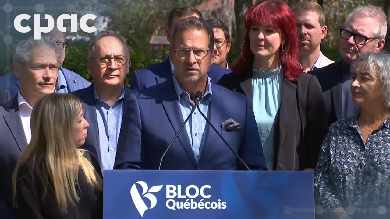 Yves-François Blanchet répond aux questions des médias au caucus du Bloc Québécois – 9 sept. 2025