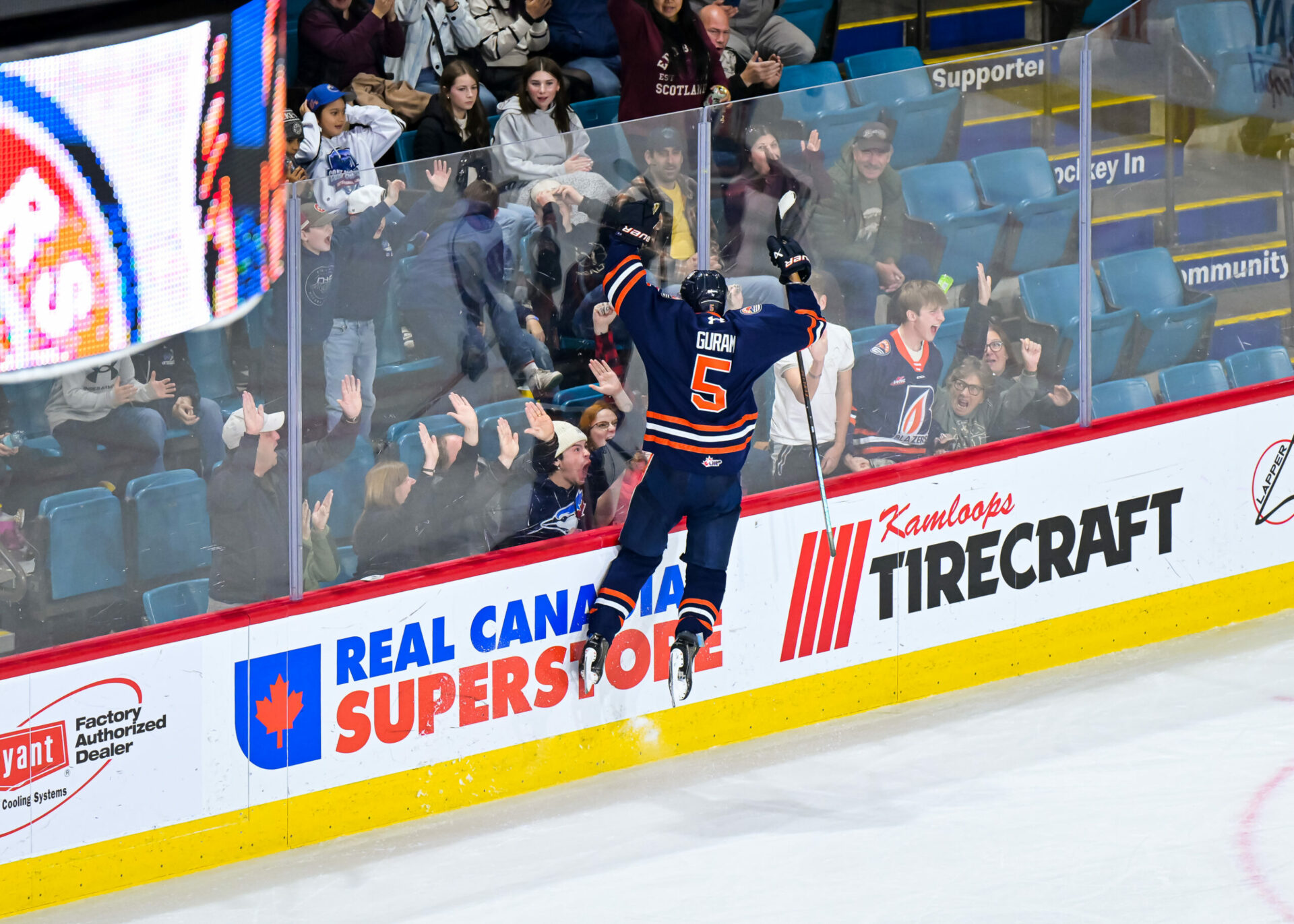 BLAZERS COMEBACK TO WIN 5-4 OVER TIGERS