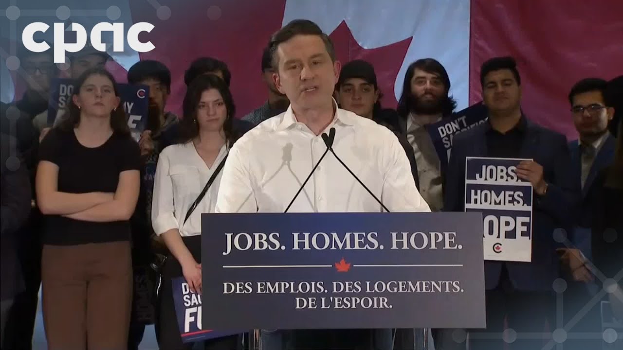 Conservative Leader Pierre Poilievre speaks at youth rally in Toronto – October 30, 2025