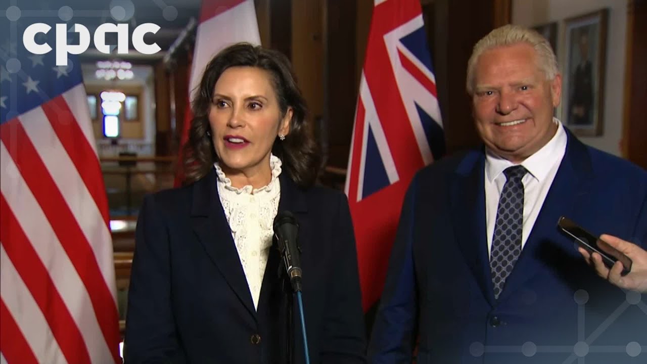 Doug Ford and Gretchen Whitmer speak with reporters – October 1, 2025