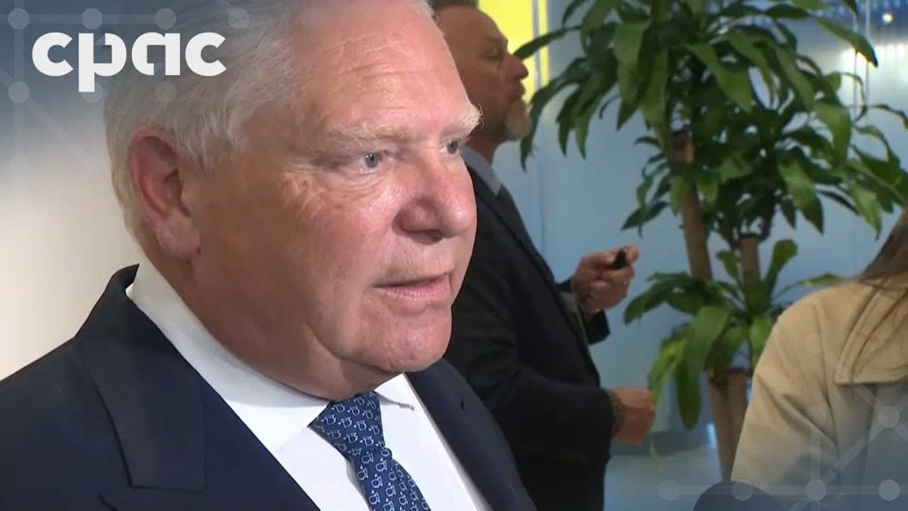 Doug Ford speaks with reporters in Toronto – October 8, 2025