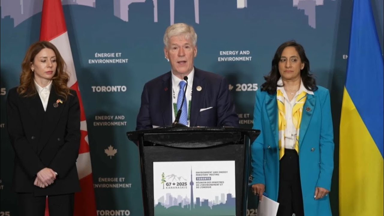 G7 energy ministers’ meeting: Tim Hodgson and Anita Anand make announcements – October 31, 2025