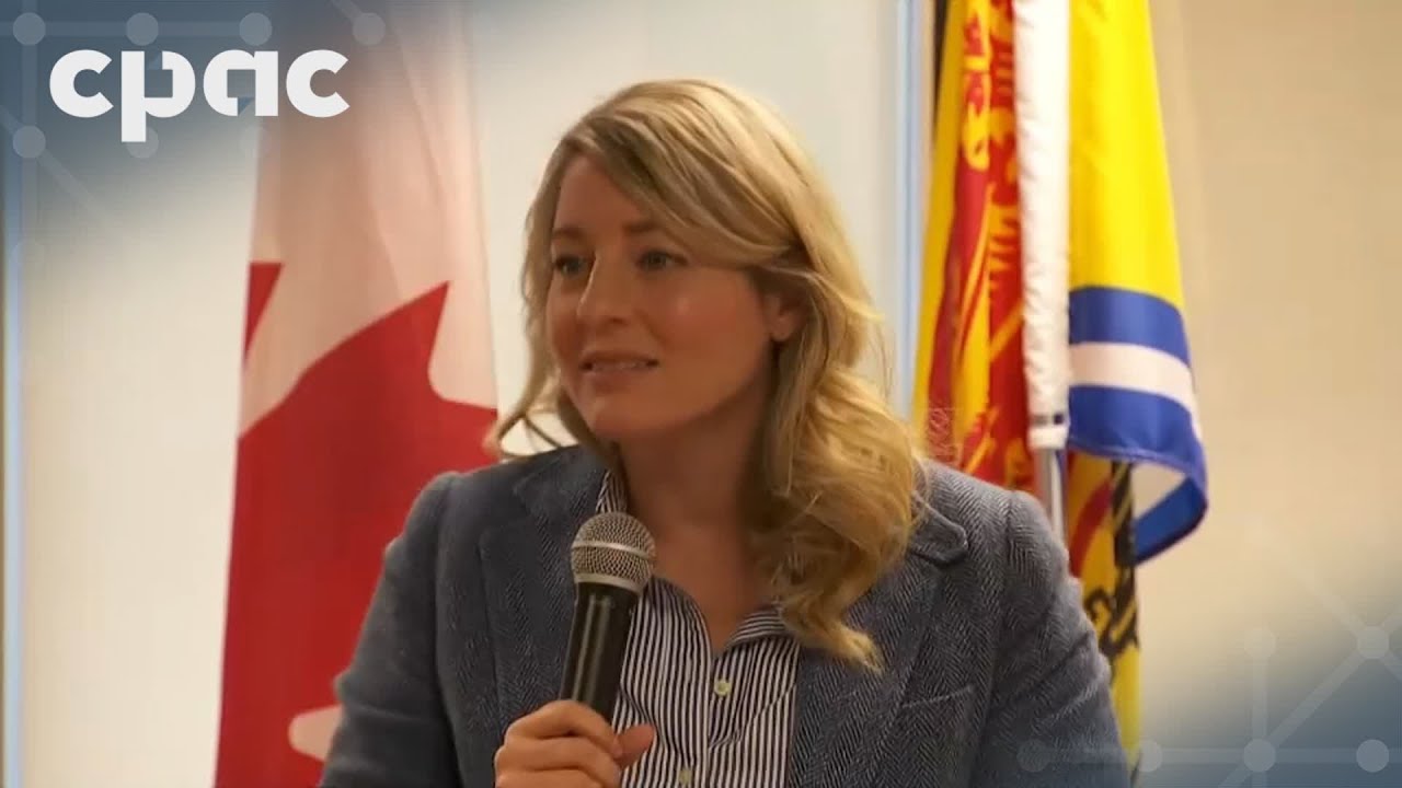 Industry Minister Mélanie Joly addresses Fredericton Chamber of Commerce – October 15, 2025