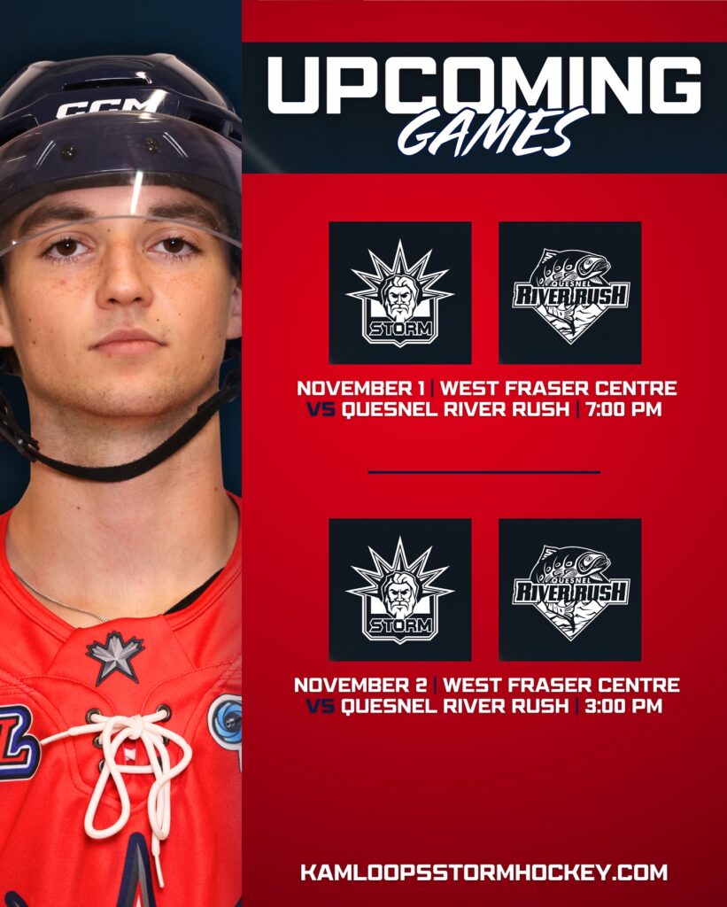 Storm Head To Quesnel For Twin Bill